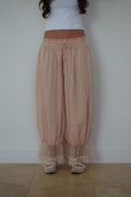 flowy blush pants